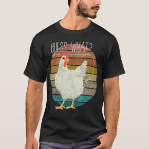 Rate Mal Hühnerhintern Huhn 4 T-Shirt