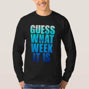 Rate mal, in welcher Woche sind die Männer von Hai T-Shirt