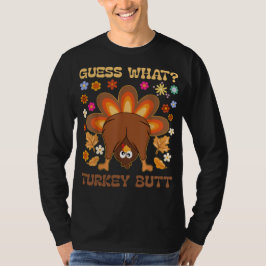 Rate Mal? Truthahn-Ende  Lustiger Retro-Thanksgivi T-Shirt
