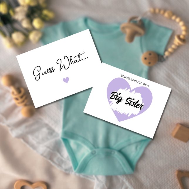 Rate mal, was für eine Schwangerschaftsankündigung (Von Creator hochgeladen)