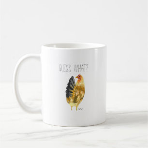 Rate mal was? (Hühner-Hintern) Kaffeetasse