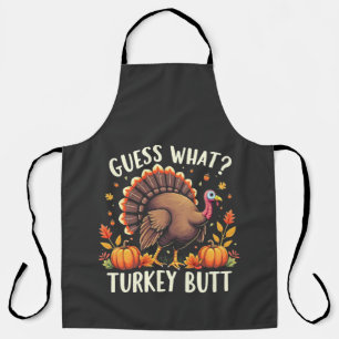 Rate mal was? Türkei Hintern Erntedank Funny Schürze