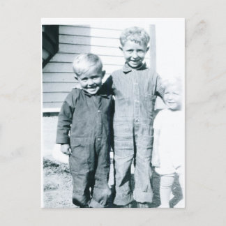 Rate mal, was wir getan haben! postkarte