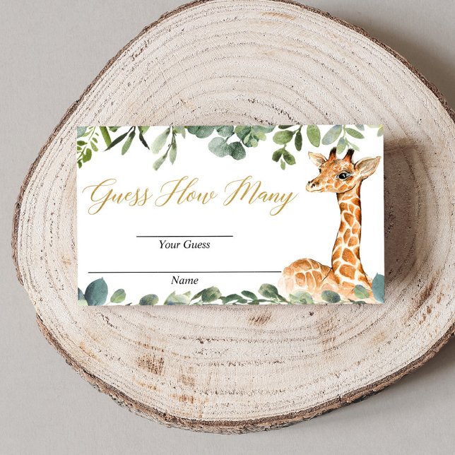 Rate mal, wie viele Babyduschkarten Begleitkarte (Von Creator hochgeladen)