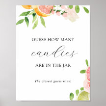 Rate mal, wie viele in Jar Shower Game Poster sind