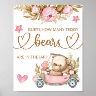 Rate mal, wie viele Teddybären Poster