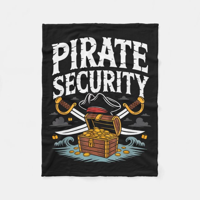 Rate Security Funny Halloween Costume Dad Mom Grou Fleecedecke (Vorderseite)