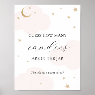Rate, wie viele im Jar Moon Pink Duschspiel Poster