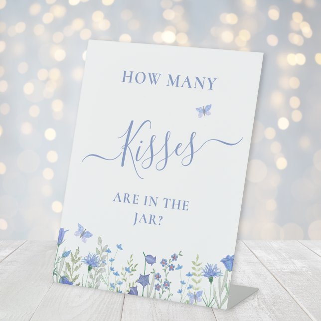 Rate, wie viele Kisses Brautparty Sockelschild (Von Creator hochgeladen)
