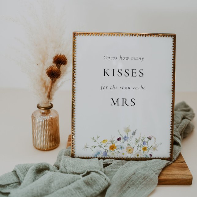 Rate, wie viele Kisses Game Sign Poster (Von Creator hochgeladen)