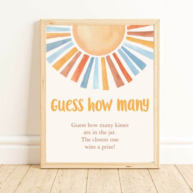 Rate, wie viele Sonnenschein Babydusche-Spiel Poster (Von Creator hochgeladen)