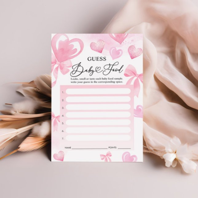 Raten Sie Baby Food Game Cards - Valentines Game (Von Creator hochgeladen)