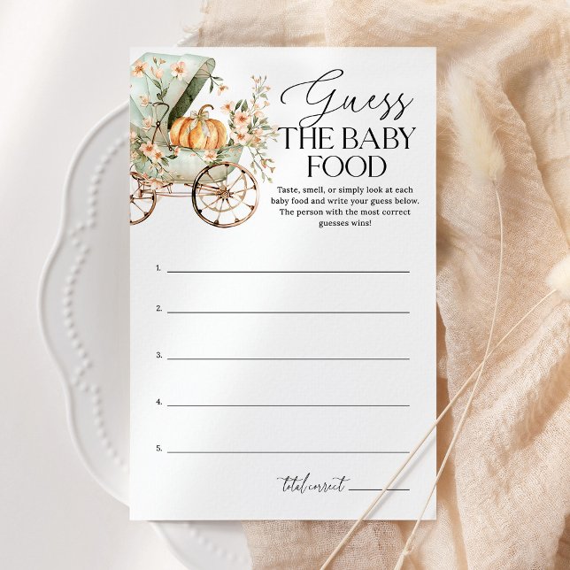 Raten Sie mal das Baby Food Fall Pumpkin Baby Dusc (Von Creator hochgeladen)