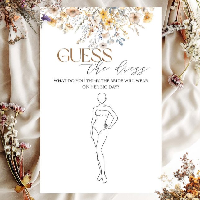 Raten Sie mal, das Brautparty der Dress Wildblume (Von Creator hochgeladen)
