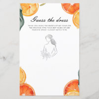 Raten Sie mal, das Dress Aperol Spritz Brautparty