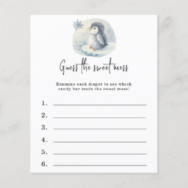 Raten Sie mal, das süße Schlamassel - Baby-Dusche-