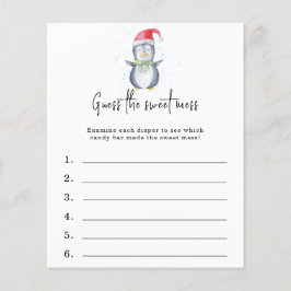 Raten Sie mal, das süße Schlamassel - Baby-Dusche-