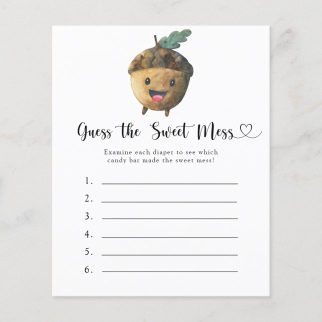 Raten Sie mal, das Sweet-Mess-Spiel - Niedliche Ei (Vorderseite)