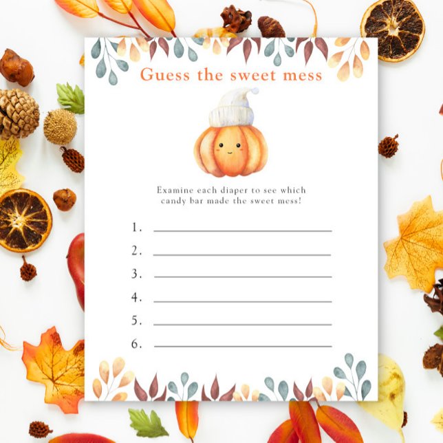 Raten Sie mal, das Sweet-Mess-Spiel - Pumpkin (Von Creator hochgeladen)