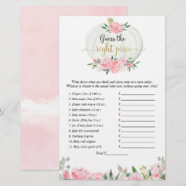 Raten Sie mal, der richtige Preis fallen Kürbis Du