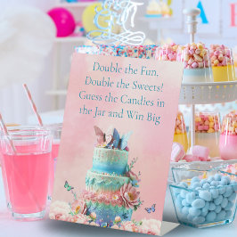 Raten Sie mal die Candies Butterflies Twins Baby D Sockelschild