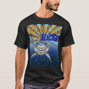Raten Sie mal, in welcher Woche es für Hai-Liebhab T-Shirt