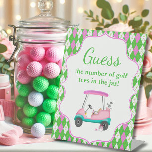 Raten Sie mal nach dem Nummer Golf T-Shirts Baby S Sockelschild