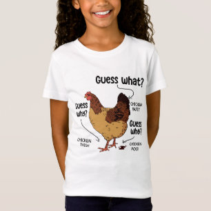 Raten Sie mal, was für ein Hintern Hähnchen, ein T-Shirt