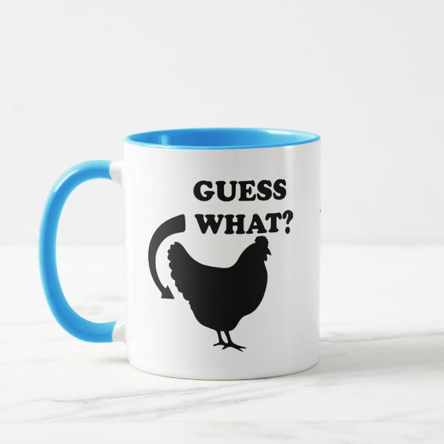 Raten Sie mal, was (HühnerHintern) Tasse (Links)