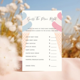 Raten Sie mal, wie sich das Preisspiel bei Eiscrem