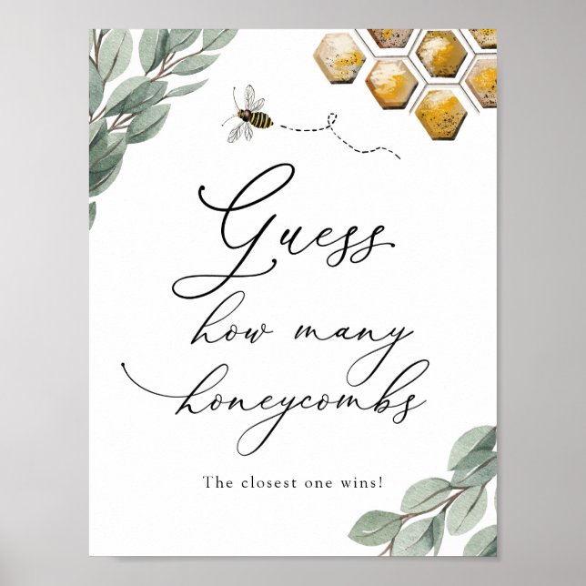 Raten Sie mal, wie viele Honeycombs Shower Game Po Poster (Vorne)