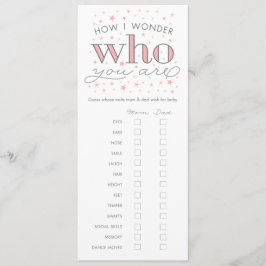 Raten Sie, welche Eigenschaften die Baby Shower Ga