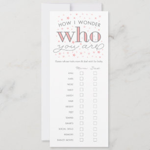 Raten Sie, welche Eigenschaften die Baby Shower Ga