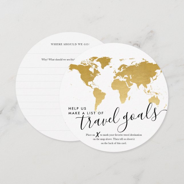 Ratenkarte Einzigartige Gästebuchideen Karten (Vorne/Hinten)