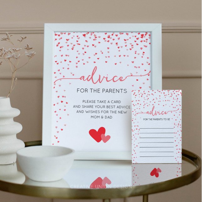 Ratenkarte Kinderdusche (little sweetheart baby shower)