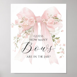 Ratet Bows Floral Bow Girl Baby Showspiel Poster