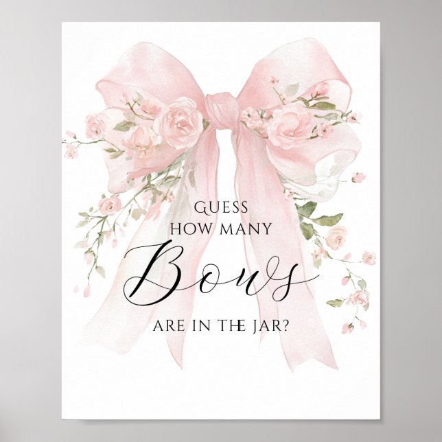 Ratet Bows Floral Bow Girl Baby Showspiel Poster (Vorne)