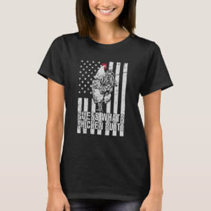 Ratet mal, was Chicken Hintern Hühnerjoch Retro Vi T-Shirt