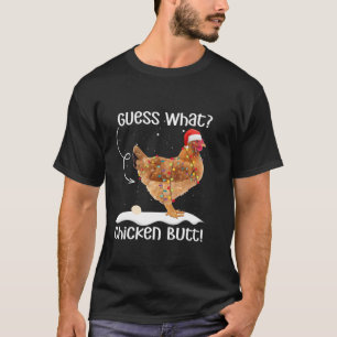 Ratet mal, was Hühnchen Hintern Funny Chicken Ugly T-Shirt
