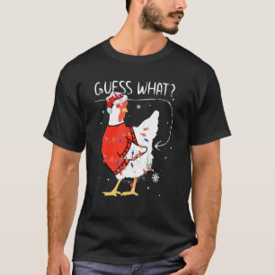 Ratet mal, was Hühnchen Hintern Weihnachts Sweater T-Shirt
