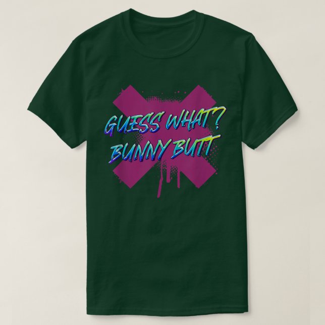 Ratet mal was Sonnenlicher Hintern Rabbit Lover Fu T-Shirt (Design vorne)