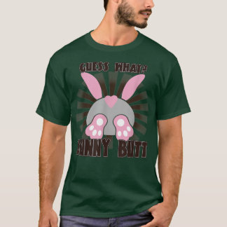 Ratet mal, was sonniger Hintern Rabbit Lover Witzi T-Shirt