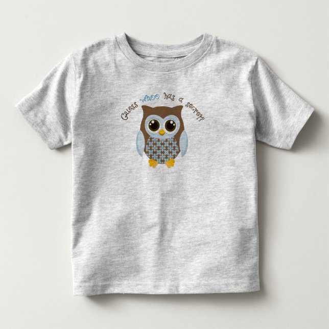 Ratet mal, wer einen geheimen T - Shirt für Kleink (Vorderseite)