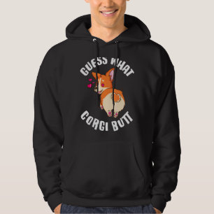 Ratet, was Corgi Hintern Corgi Hoodie