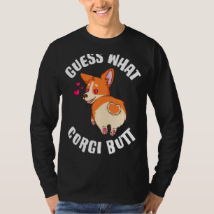 Ratet, was Corgi Hintern Corgi T-Shirt