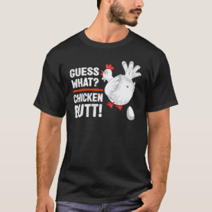Ratet was Hühnchen Hintern PapaSiblingsFreunde Spa T-Shirt