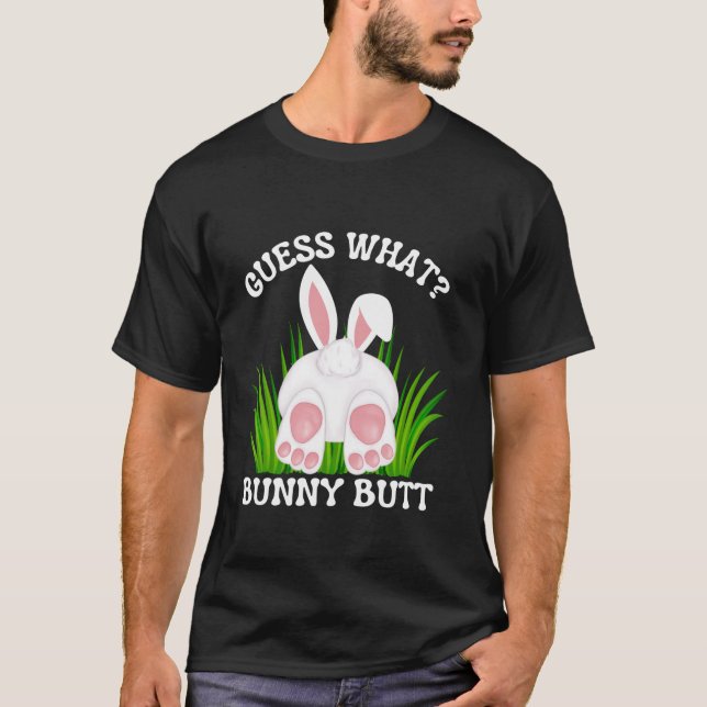 Ratet, was sonniger Hintern Sonniges Ostern für Mä T-Shirt (Vorderseite)