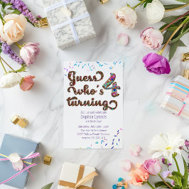 Ratet, wer 4 Kekse mit Sprinklen macht Einladung