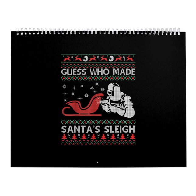 Ratet, wer den Schlitten des Weihnachtsmanns gemac Kalender (Titelbild)