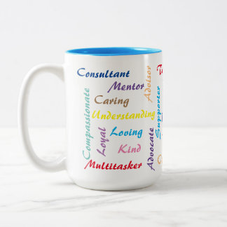 Ratgeber-Tasse Zweifarbige Tasse